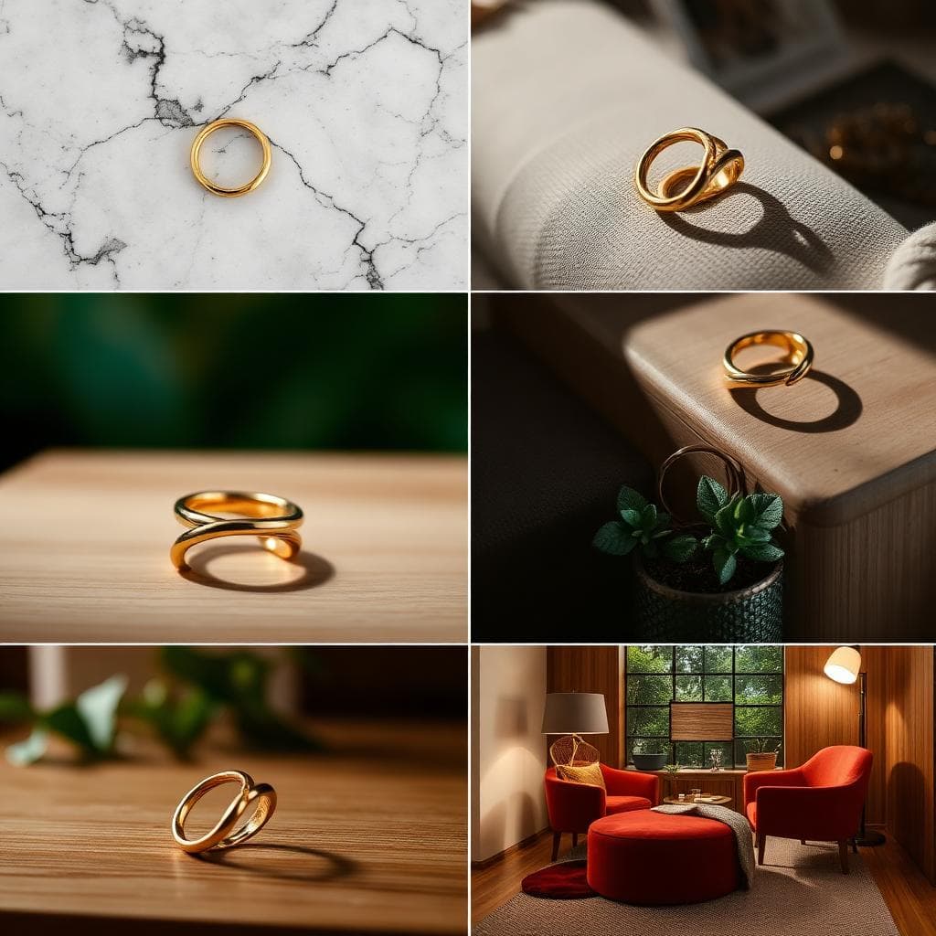 Same product in 6 different scenes